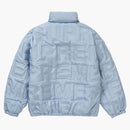 Supreme Bonded Logo Down Jacket Blue