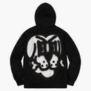 Supreme Bone Zip Up Sweatshirt Black