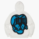 Supreme bone zip up sweatshirt white