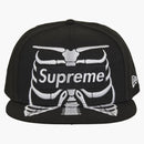 Supreme Bones Box Logo New Era 59fifty Cap Black