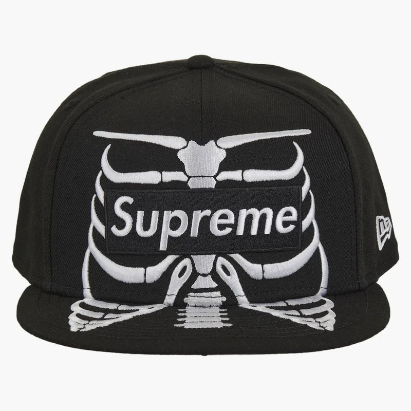 Supreme Bones Box Logo New Era 59fifty Cap Black