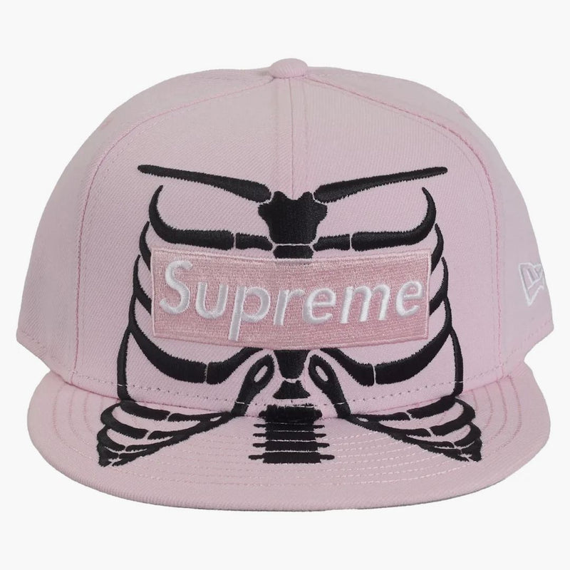 Supreme Bones Box Logo New Era 59Fifty Cap Pink
