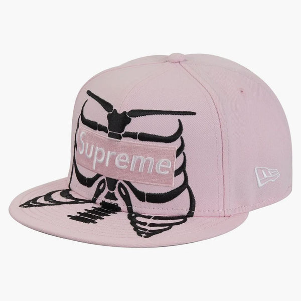 Supreme Bones Box Logo New Era 59Fifty Cap Pink