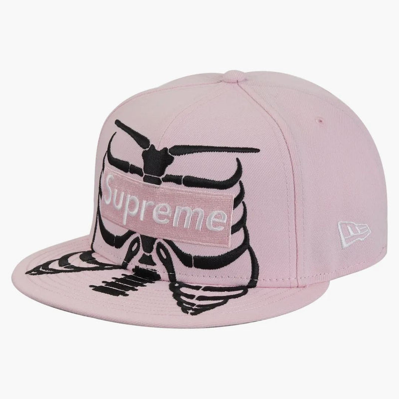 Supreme Bones Box Logo New Era 59Fifty Cap Pink
