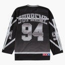 Supreme bones hockey jersey black