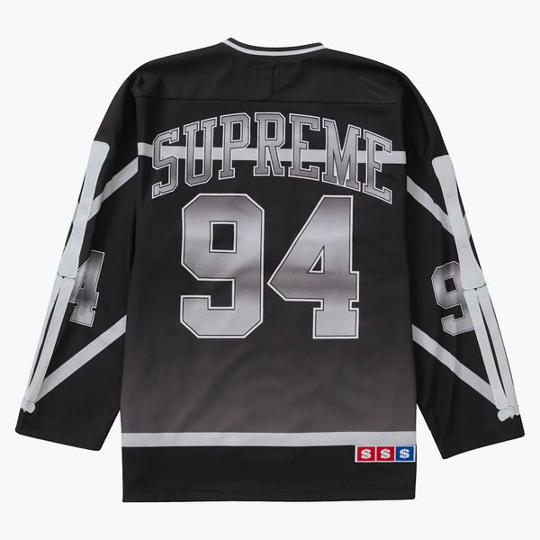 Supreme Bones Hockey Jersey Black