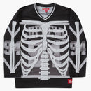 Supreme bones hockey jersey black