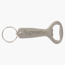Supreme Bottle Opener Keychain Silver