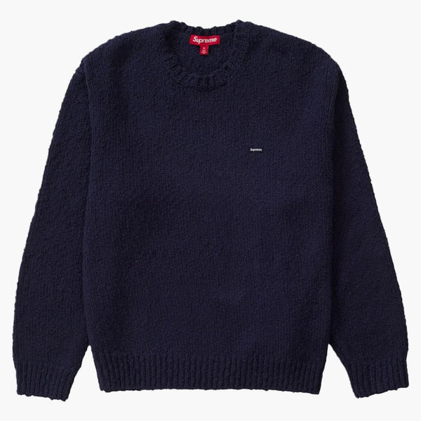 Supreme Bouclé liten låda tröja marin