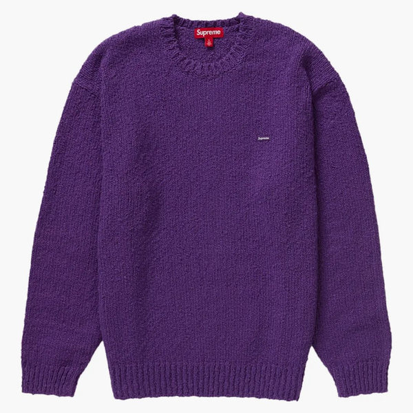 Supreme Bouclé liten låda tröja lila