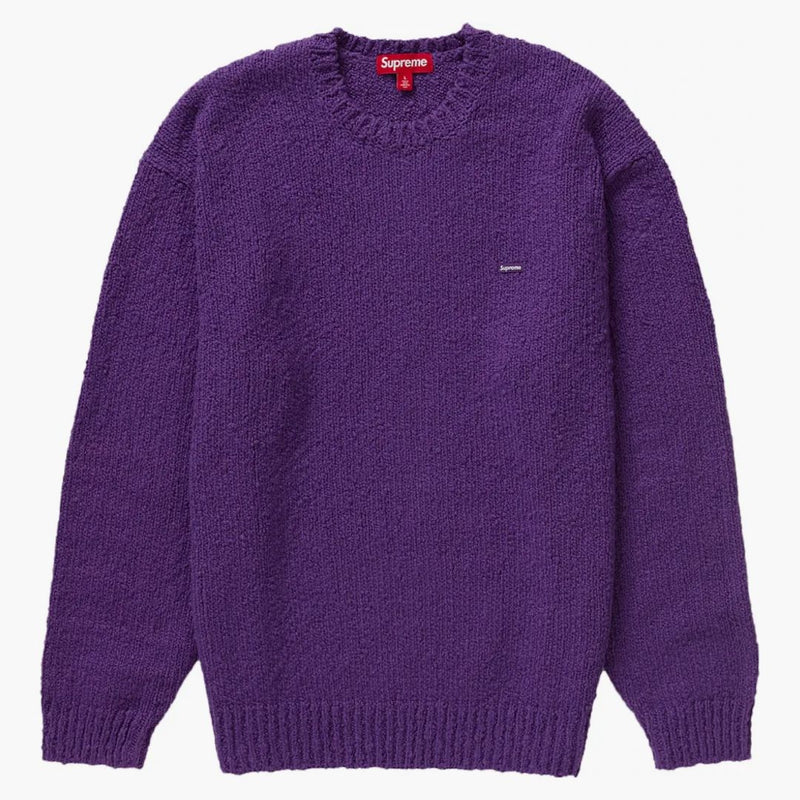 Supreme Bouclé liten låda tröja lila