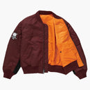 Supreme Bounty Hunter Ma-1 Jacket Bourgogne
