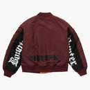 Supreme Bounty Hunter Ma-1 Jacket Bourgogne
