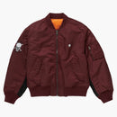 Supreme Bounty Hunter Ma-1 Jacket Bourgogne