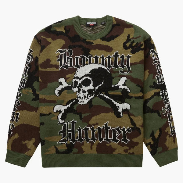 Supreme Bounty Hunter Sweater Woodland Camo