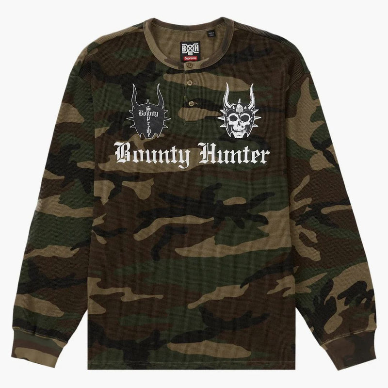 Supreme Bounty Hunter Thermal Henley L/s Top Camo