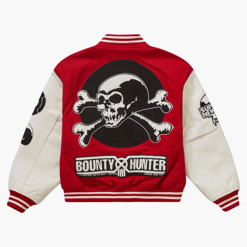 Supreme Bounty Hunter Varsity Jacket Red