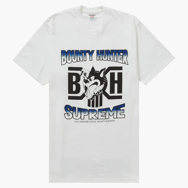 Supremo Bounty Hunter Wolf Tee White