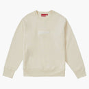 Supreme Box Logo Crewneck (fw18) Natural