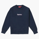 Supreme Box Logo Crewneck (fw18) Navy