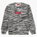 Supreme Box Logo Crewneck (fw22) Zebra