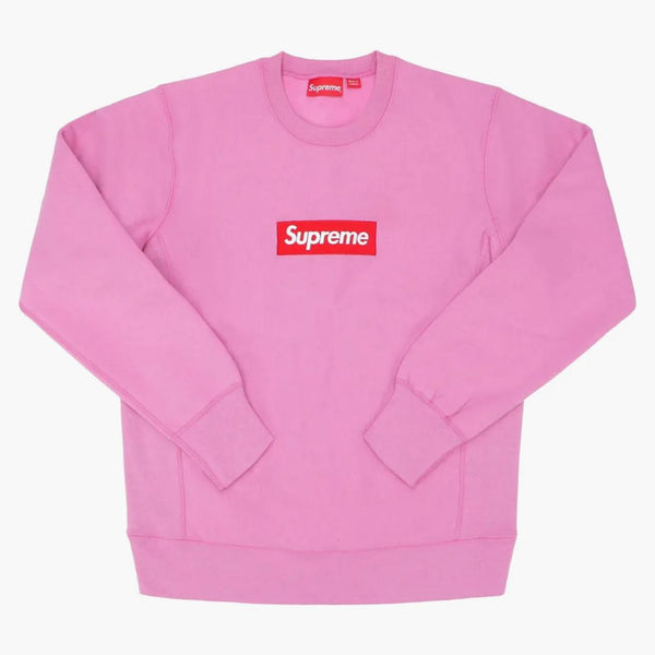 Supreme Box Logo Crewneck (fw15) Heather Pink