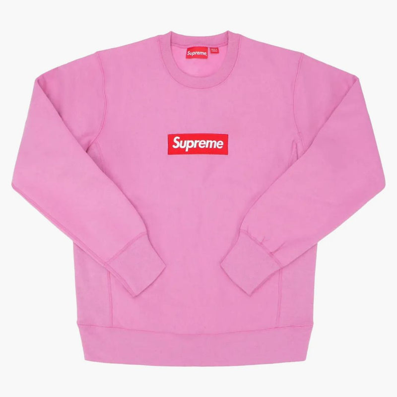 Supreme Box Logo Crewneck (fw15) Heather Pink