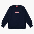 Supreme Box Logo Crewneck (FW15) Navy