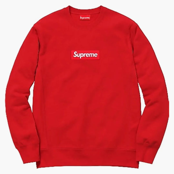 Supreme Box Logo Crewneck (fw15) Red