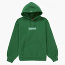 Supreme Box Logo Hooded Sweatshirt (fw24) Green