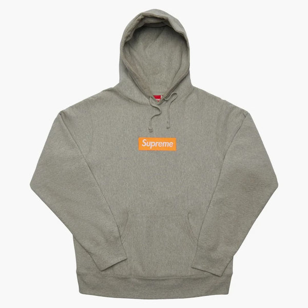 Supreme Box Logo Hooded Sweatshirt (FW17) Heather Grey