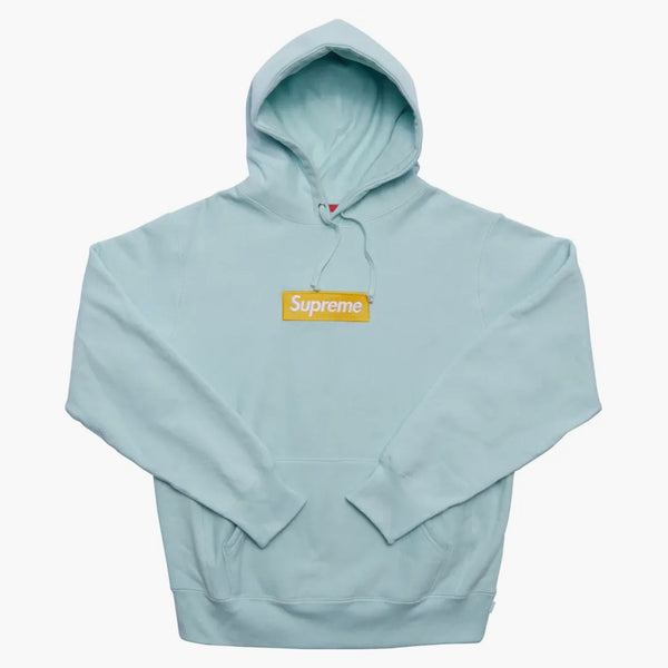 Mikina s kapucí nejvyšší krabice (FW17) Ice Blue