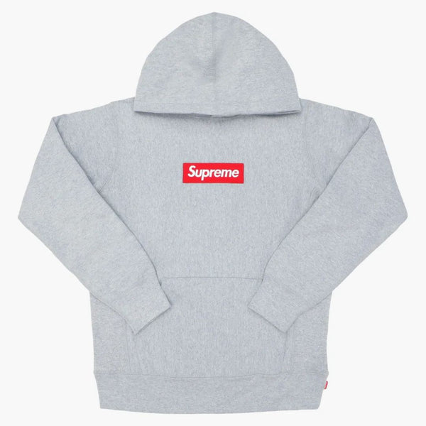 Supreme Box Logo Hoodie Heather Grey