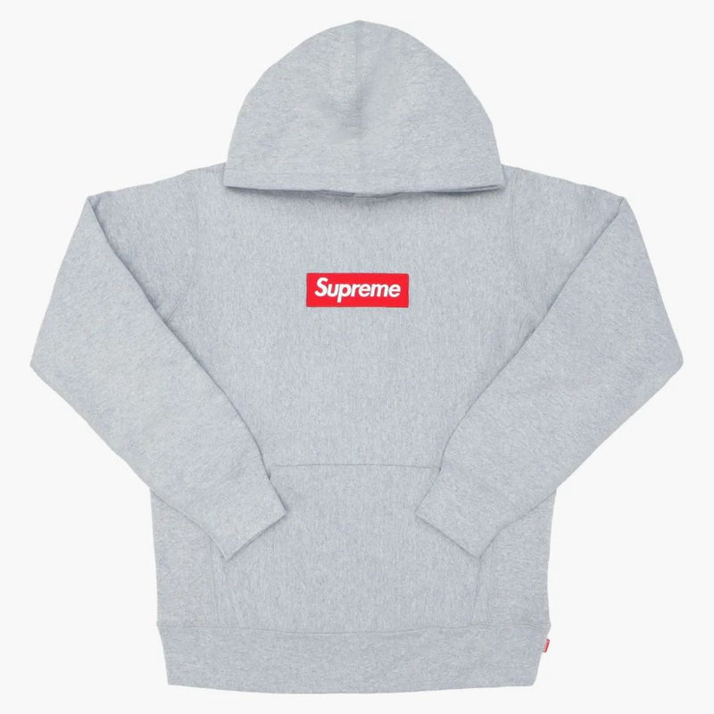 Supreme Box Logo con cappuccio Heather Grey