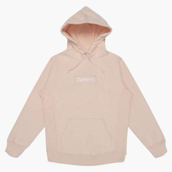 Supreme Box Logo Hoodie Peach