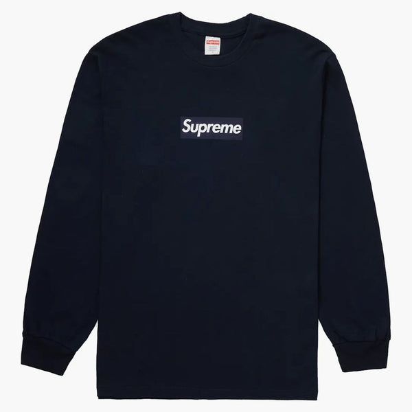 Logo Supreme Box L/S Tea Navy