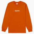 Supreme Box Logo L/s Tee Orange