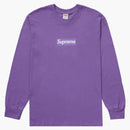 Supreme Box Logo L/S Tea Purple
