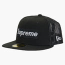 Supreme Box Logo Mesh Back New Era Black
