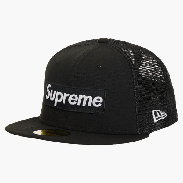 Supreme Box Logo Mesh Back New Era Cap Ss24 Black