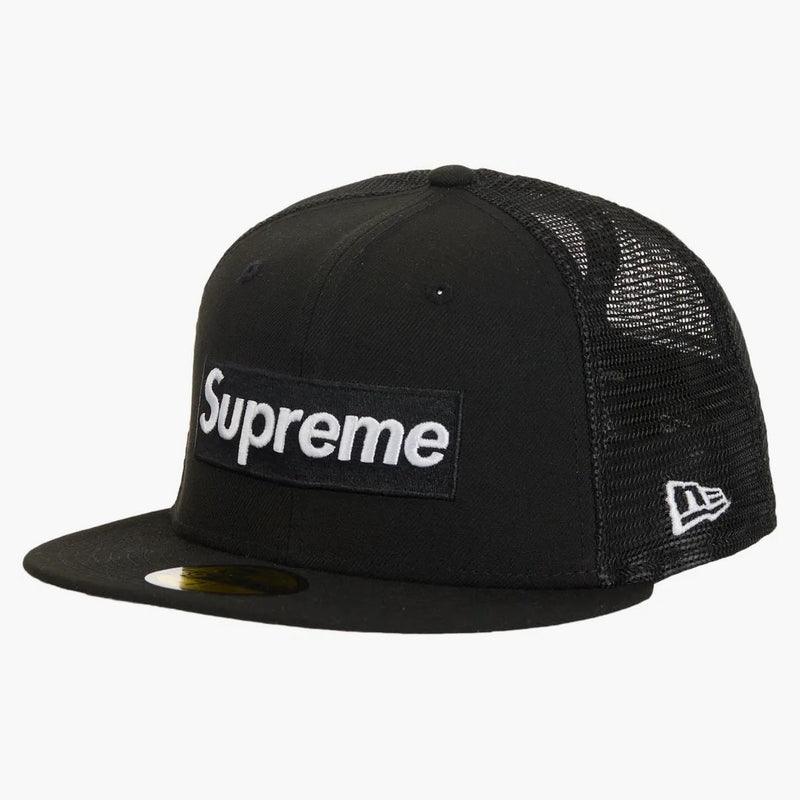Logo Supreme Box Logo Zadní část nové éry Cap SS24 BLACK