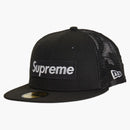 Supreme Box Logo Mesh Back New Era (SS23) Black