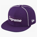 Nejvyšší box logo potrubí nové éry cap fialové