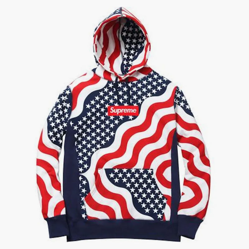 Supreme Box -logotypen Pullover Hoodie Multi