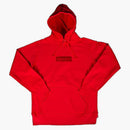 Supreme Box logo sweater hoodie red