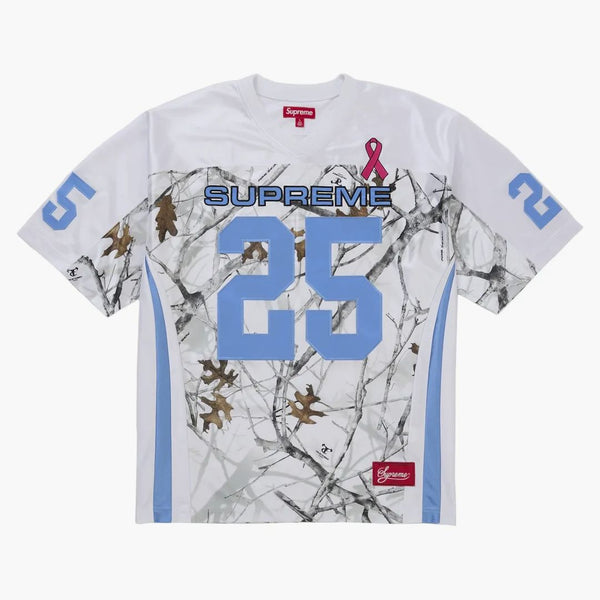 Supreme Breast Cancer Awareness Football Jersey White