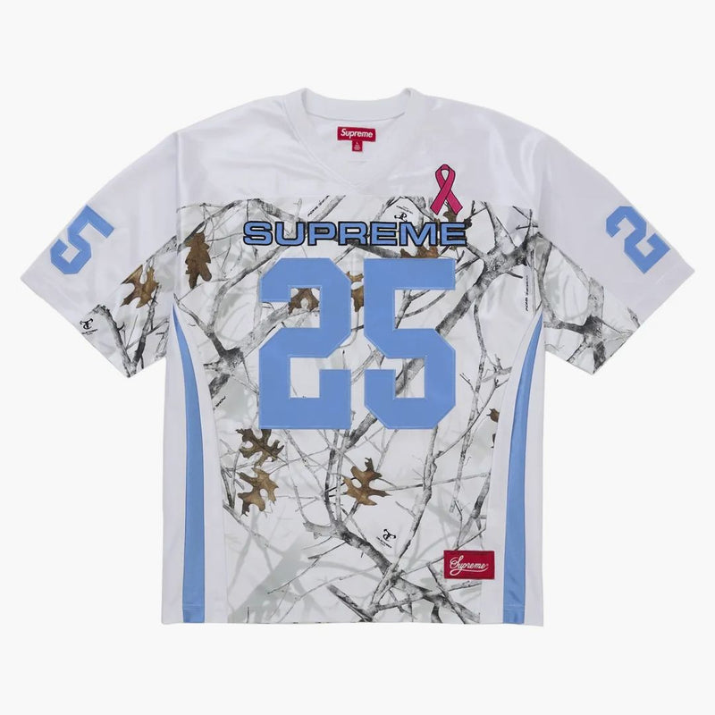 Supreme Breast Cancer Awareness Football Jersey White