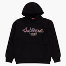 Supreme Brush Logo Hoodie Black