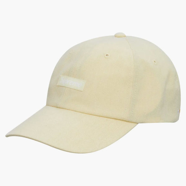 Supreme Brushed Cordura Small Box 6-Panel Pale Yellow