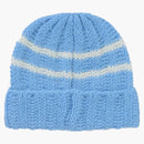 Nejvyšší kartáčovaný proužek Beanie Light Blue